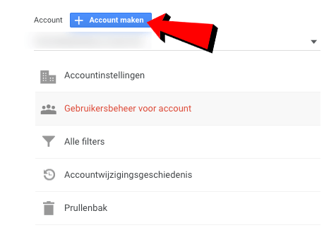 create google analytics account