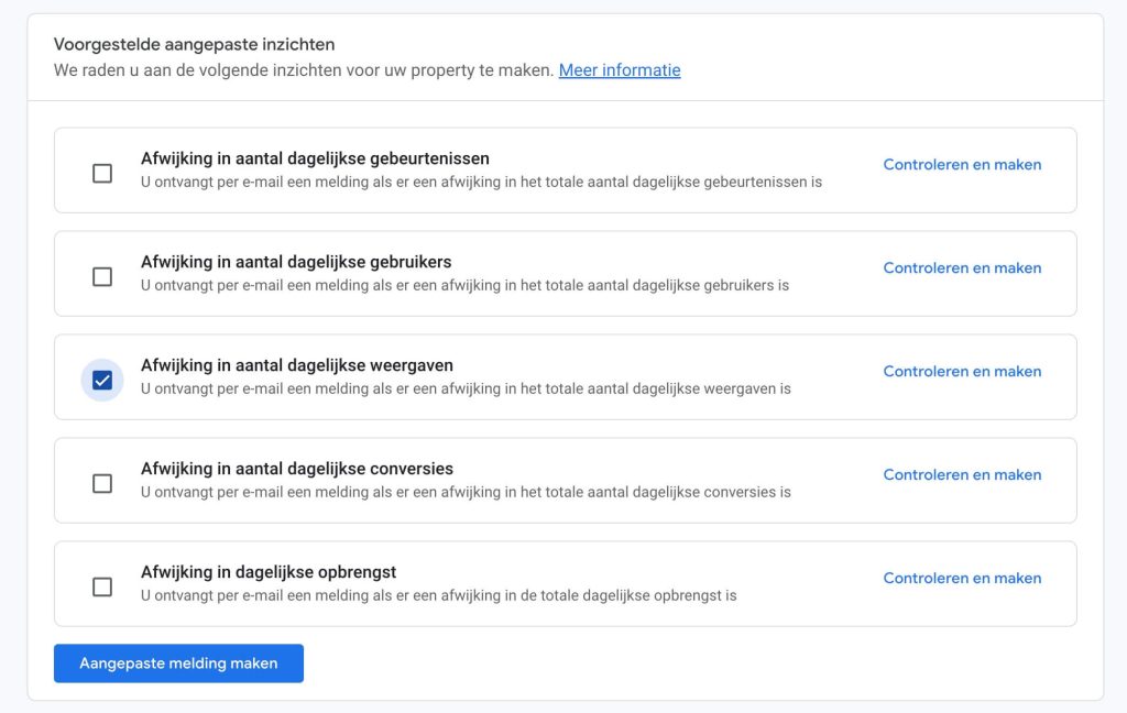 deviation in number of daily views in GA4 step 4