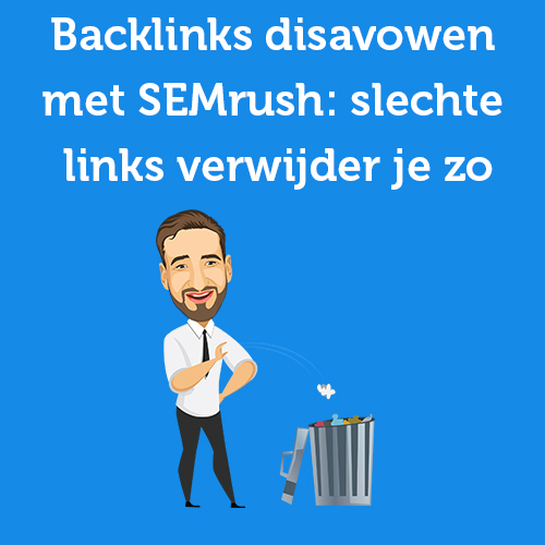 Backlinks disavow with SEMrush: removing bad links like this