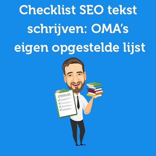 SEO text writing checklist: OMA's own compiled list