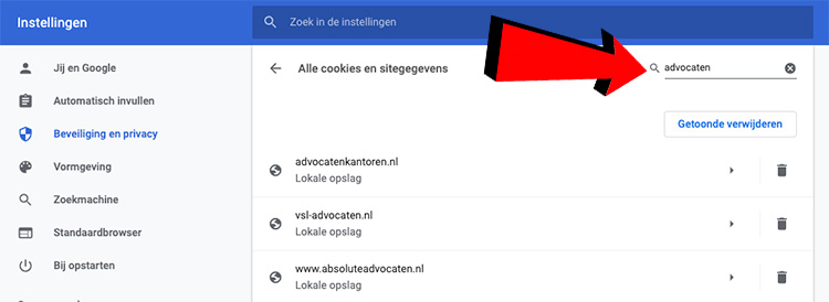 cookies lookup google chrome