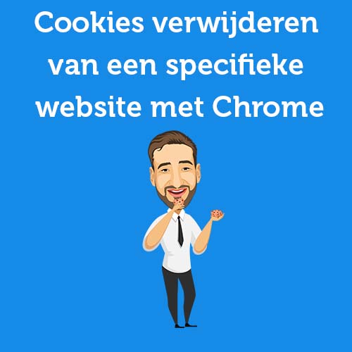 Delete cookies from a specific website via Google Chrome (Apple)