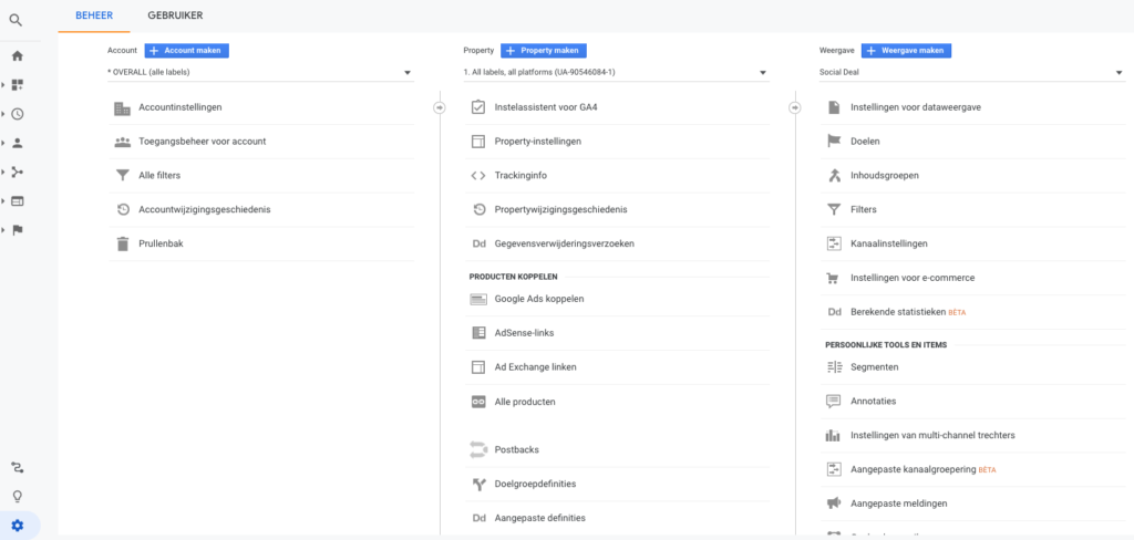 filter view google analytics