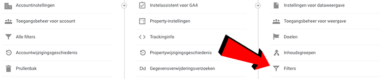 filters google analytics