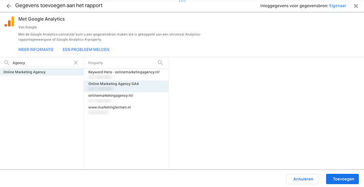 GA4 add data to report