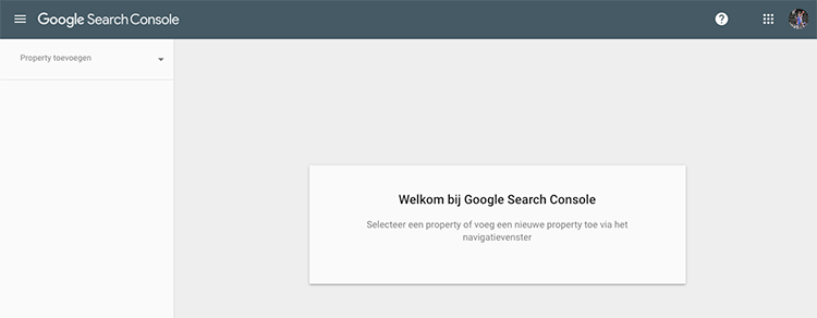 Google Search Console login