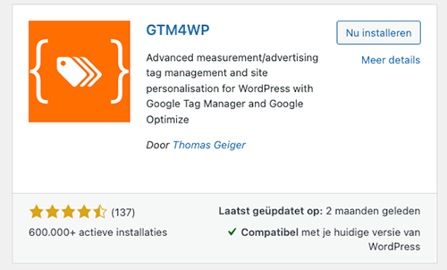 Installing GTM4P plugin