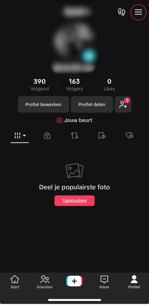 Profile TikTok