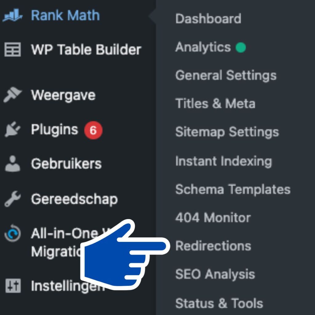 Redirects Rank Math - 3