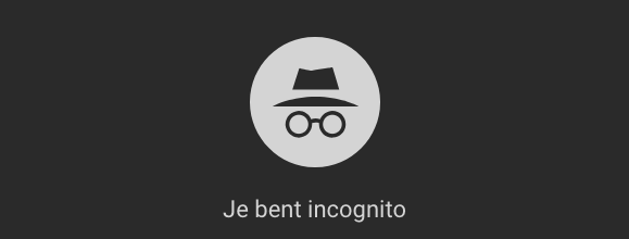 Incognito mode