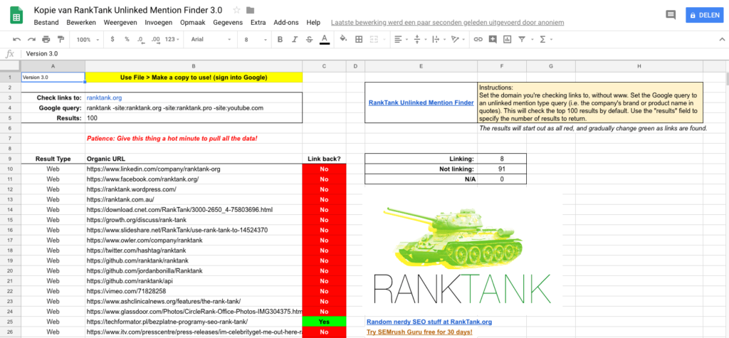 Screenshot Ranktank Unlinked Mention Finder Copy