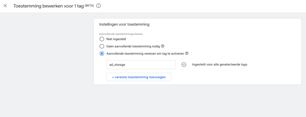 Permissions for clarity settings