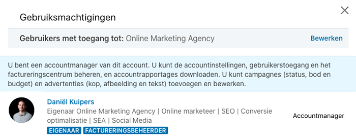 add linkedin ads edit