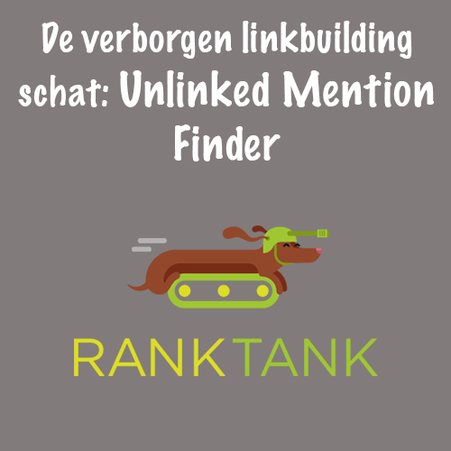 The hidden link building treasure: Unlinked Mention Finder from Ranktank