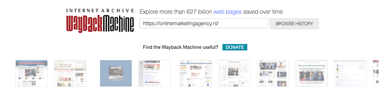 wayback machine