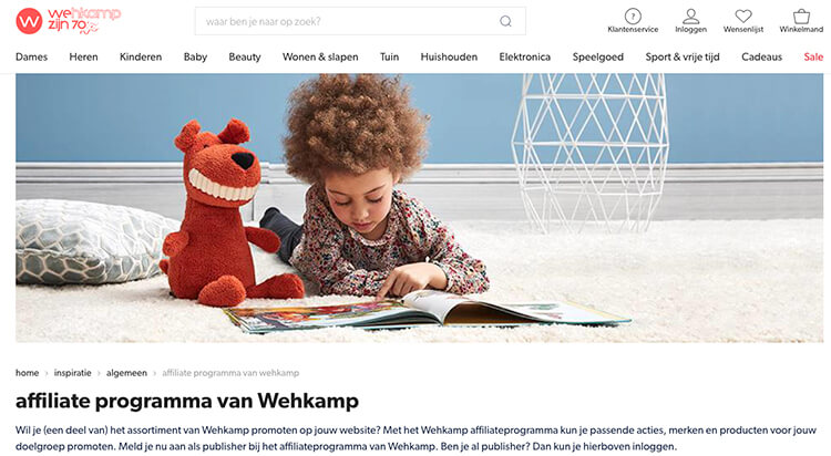 wehkamp affiliate