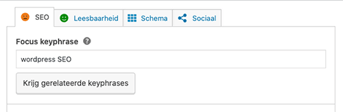 yoast focus keyphrase